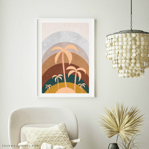 Five Palm Sunset