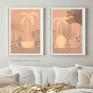 Pair of Prints : Terrazzo Plant Pots