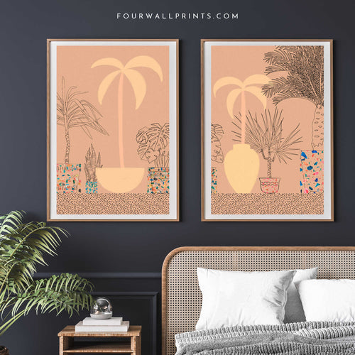Pair of Prints : Terrazzo Plant Pots