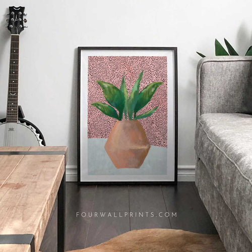Plant Life Dark Pink