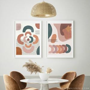 Pair of Prints : Abstract Morocco
