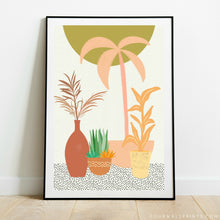 Load image into Gallery viewer, Abstract Polka Plants No.2