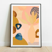 Load image into Gallery viewer, Pair of Prints : Apricot Vases