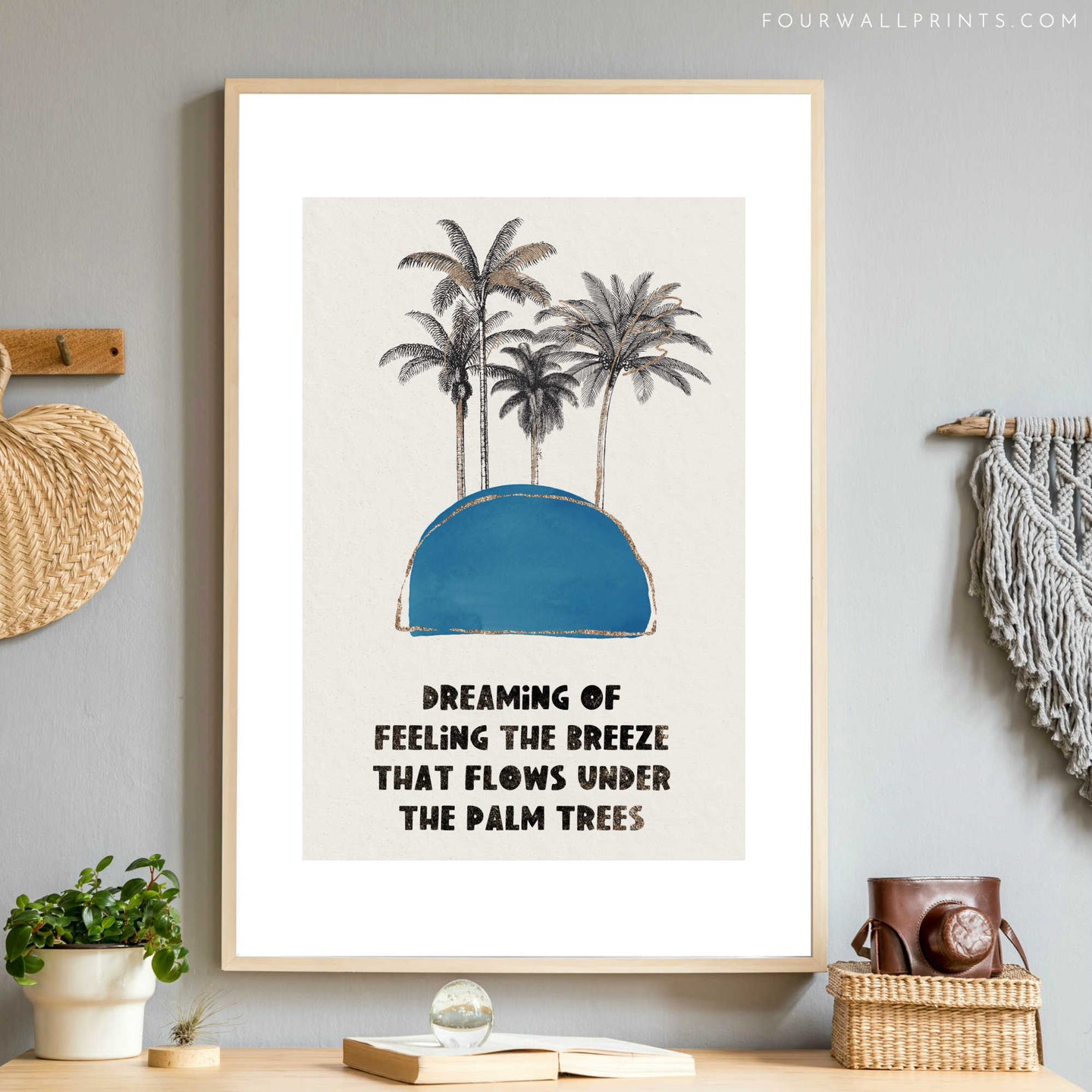 Under The Palm (Blue)