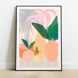 Pair of Prints : Fresh Peaches