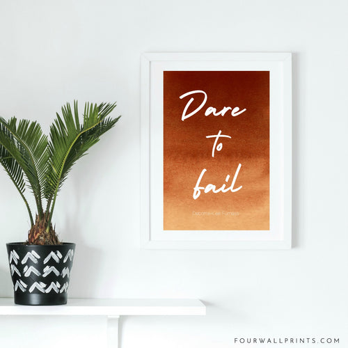 Dare To Fail (Terracotta)