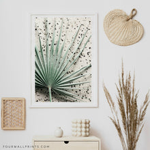 Load image into Gallery viewer, Green Fan Palm On Terrazzo No.2