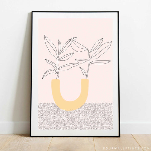 Curve Vase (Pink)