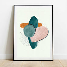 Load image into Gallery viewer, Teal &amp; Blush No.2