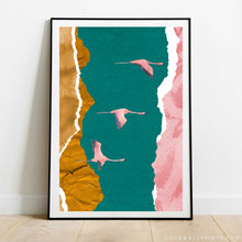 Load image into Gallery viewer, Flying Flamingoes No.3