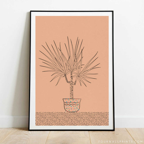 Terrazzo Plant Pot (Dracaena)