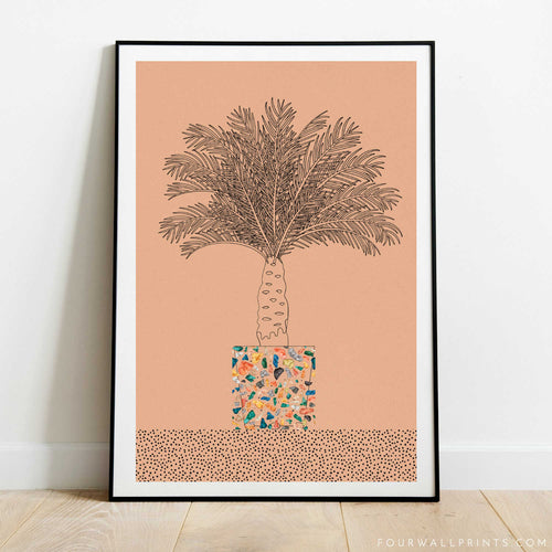 Terrazzo Plant Pot (Fig Palm)