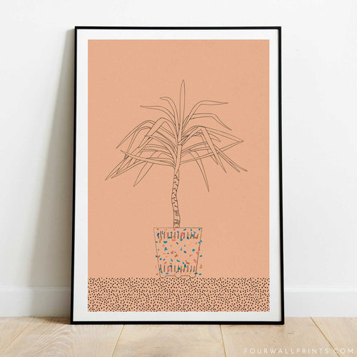 Terrazzo Plant Pot (Yucca)