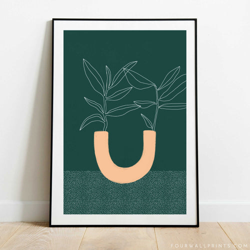 Curve Vase (Olive)