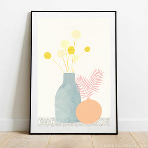 Pair of Prints : Billy Buttons