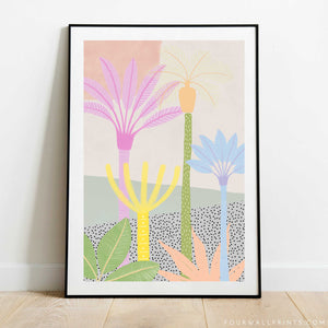 Pair of Prints : Tropical Palms