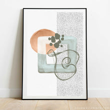Load image into Gallery viewer, Pair of Prints : Grey Shapes No.1