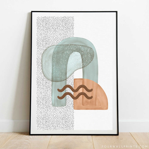 Grey Shapes No.5