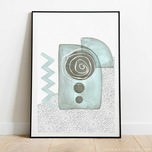 Grey Shapes No.6