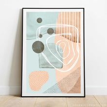 Load image into Gallery viewer, Pair of Prints : Grey Shapes No.2