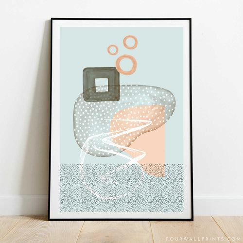 Grey Shapes No.8