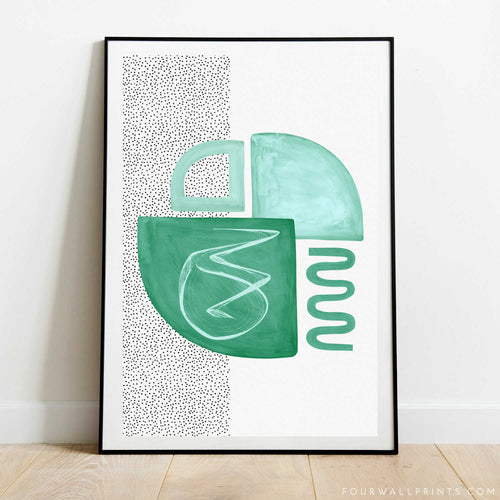 Green Shapes No.6