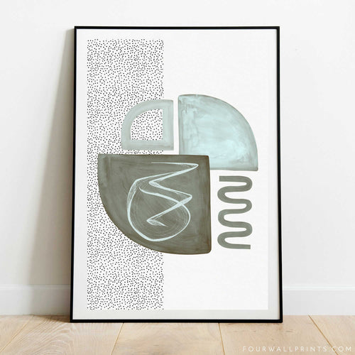 Grey Shapes No.1