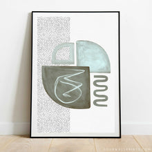 Load image into Gallery viewer, Pair of Prints : Grey Shapes No.3