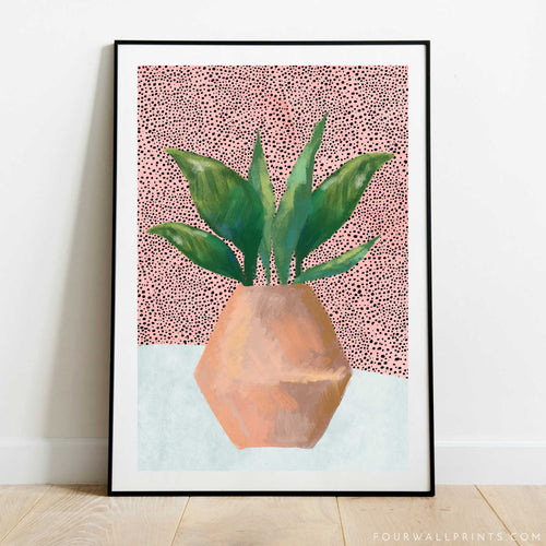 Plant Life Light Pink