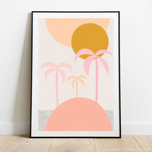 Load image into Gallery viewer, Golden Sun Palms No.1