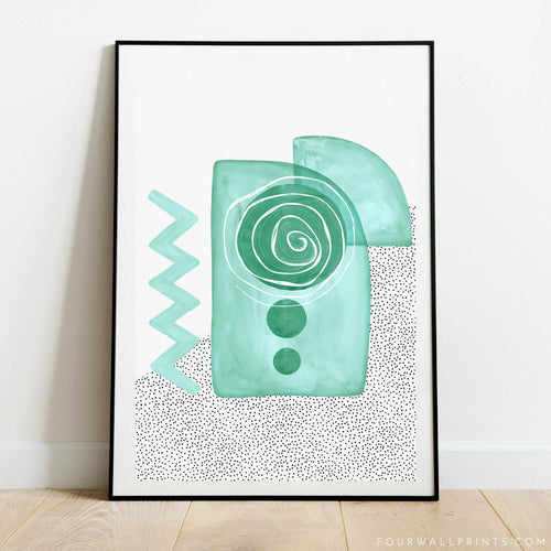 Green Shapes No.1