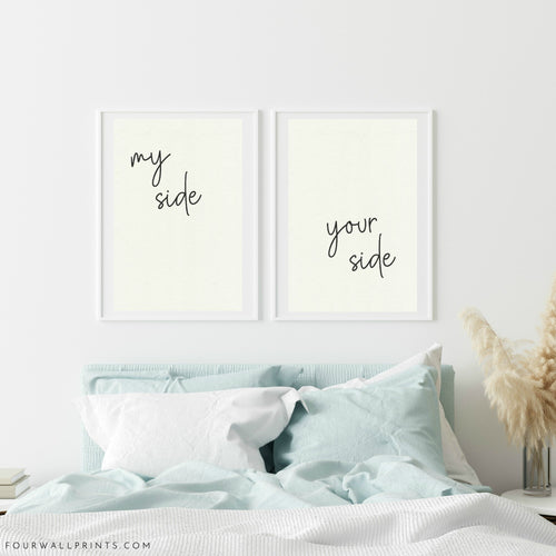 Pair of Prints : My Side Your Side