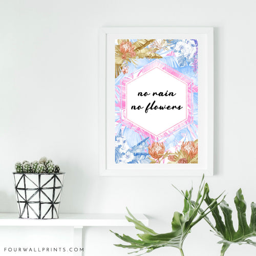 No Rain, No Flowers No.1
