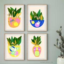 Load image into Gallery viewer, Pair of Prints : Painted Pots No.2