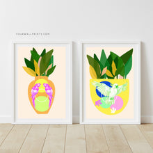 Load image into Gallery viewer, Pair of Prints : Painted Pots No.2