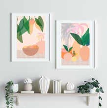 Load image into Gallery viewer, Pair of Prints : Fresh Peaches