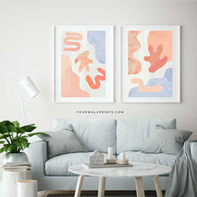 Load image into Gallery viewer, Pair of Prints : Painted Abstracts