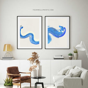 Pair of Prints : Blue