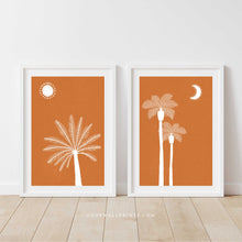 Load image into Gallery viewer, Pair of Prints : Terracotta Palms No.2