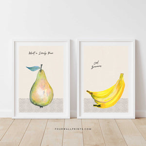Pair of Prints : Fruity Pair (With Polka)