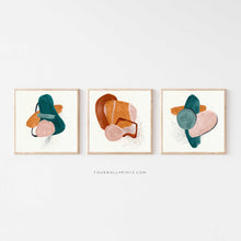 Load image into Gallery viewer, Trio : Blush + Teal No.3