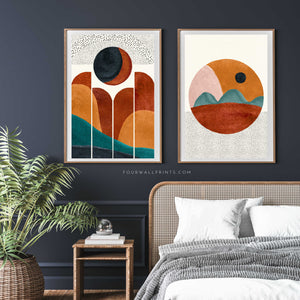 Pair of Prints : The Valley + Ocean