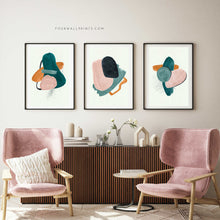 Load image into Gallery viewer, Teal &amp; Blush No.2