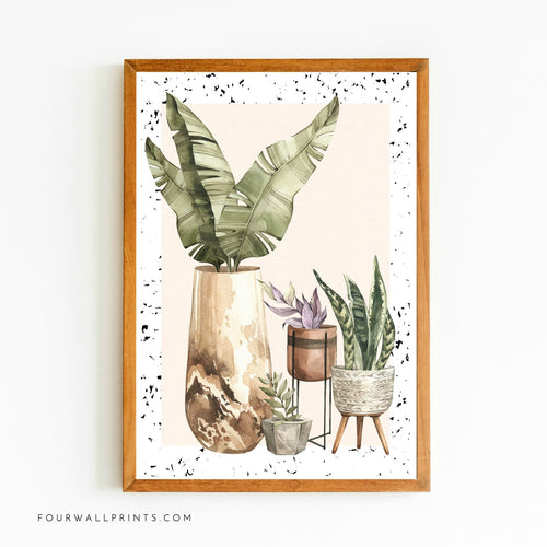 Watercolour Plants No.1